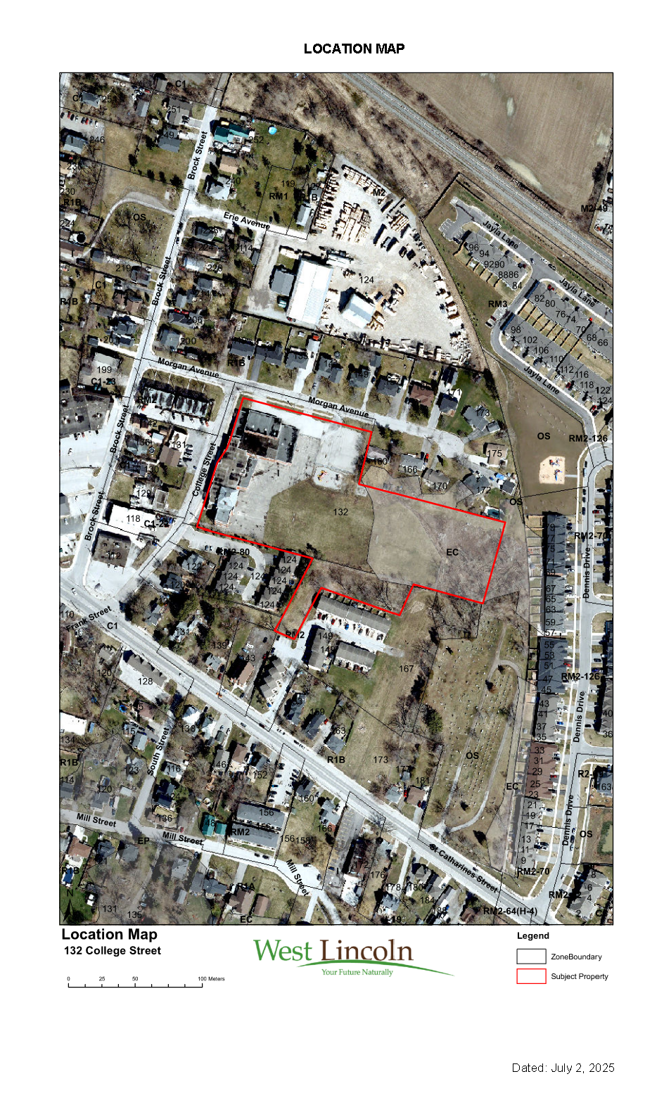 132 College Street Location Map