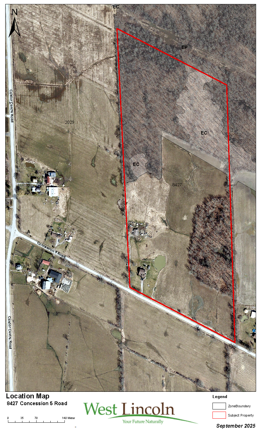 8427 Concession 5 Location Map
