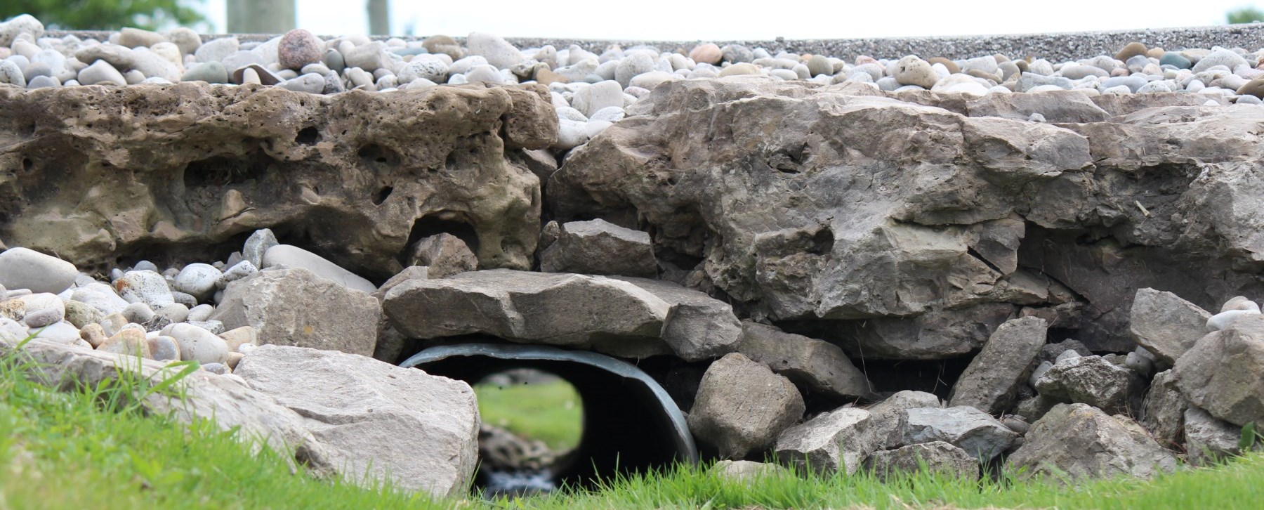 picture of driveway culvert