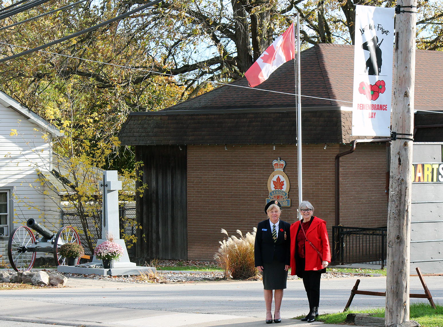 Mayor and Legion Branch 393 President